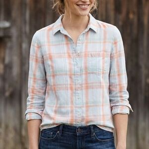 J.Crew | Women's The Perfect Plaid Shirt Size 8 Cabincore Normcore Casual